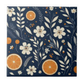 花の植物色 タイル (正面)