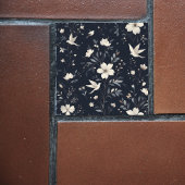 花の植物色 タイル