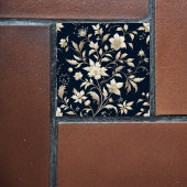 花の植物色 タイル