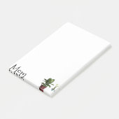 花の植物 ママ 付箋紙 ポストイット (アングル)