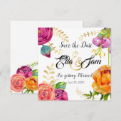 花の楽しいウェディング (正面/裏面)