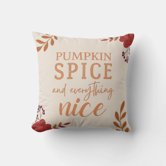 花の楽しい季節 クッション (正面)