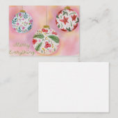 花の楽しい宝玉 ノートカード (正面/裏面)