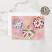 花の楽しい宝玉 ノートカード (正面/裏面インサイチュ)