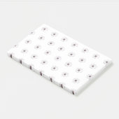 花の模様のポストイット注記 ポストイット (アングル)