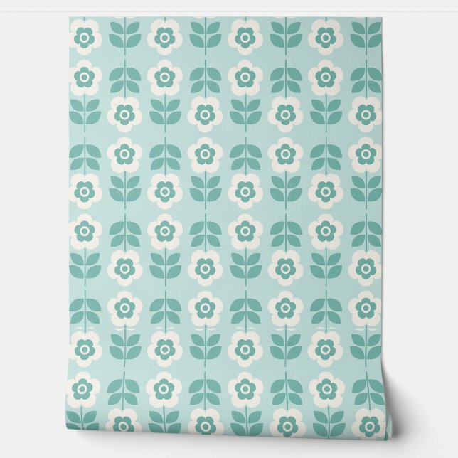 花の模様の背景 壁紙 (ほどく)