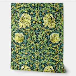 花の模様ゴールデンチューリップインペリアルと葉 壁紙