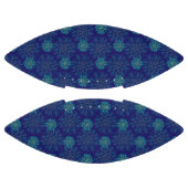 花の模様サッカー アメリカンフットボール (パネル)