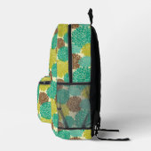 花の模様2 プリントバックパック (右)