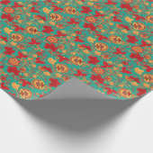 花の模様2 ラッピングペーパー (角)