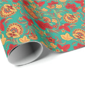 花の模様2 ラッピングペーパー (ロールコーナー)