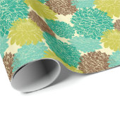 花の模様2 ラッピングペーパー (ロールコーナー)