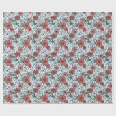 花の模様3 ラッピングペーパー (フラット)