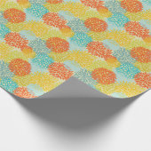 花の模様3 ラッピングペーパー (角)
