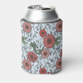 花の模様3 缶クーラー (缶裏面)