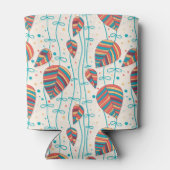 花の模様5 缶クーラー (裏面)