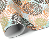 花の模様7 ラッピングペーパー (ロールコーナー)