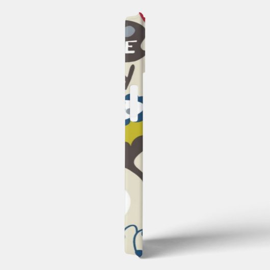 花の模様8 Case-Mate iPhoneケース (裏面 / 右)