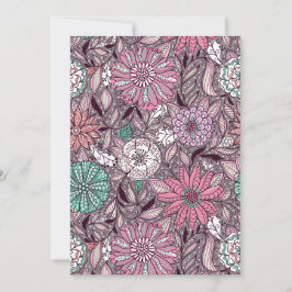 花の模様 シーズンカード