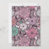 花の模様 シーズンカード (裏面)