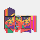 花の模様 フェイバーボックス (折り畳みなし)