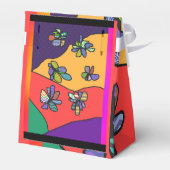 花の模様 フェイバーボックス (裏面サイド)