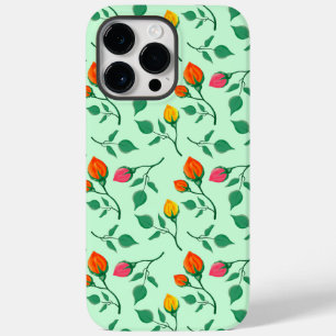花の模様（色付きのバラの花） Case-Mate iPhone 14 PRO MAXケース