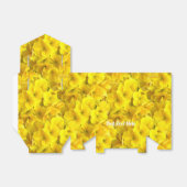 花の模様（黄色） フェイバーボックス (折り畳みなし)