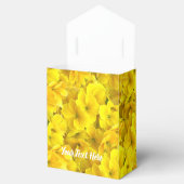 花の模様（黄色） フェイバーボックス (オープン)