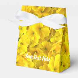 花の模様(黄色) フェイバーボックス