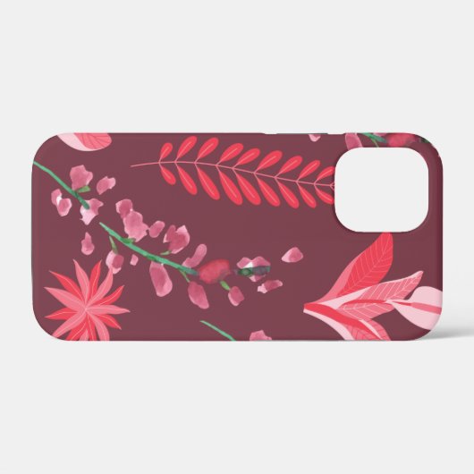 花の模様。 Case-Mate iPhoneケース (裏面 (横))