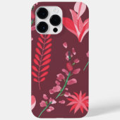 花の模様。 Case-Mate iPhoneケース (裏面)