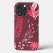 花の模様。 Case-Mate iPhoneケース (裏面)