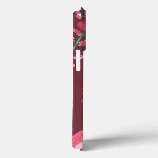 花の模様。 Case-Mate iPhoneケース (裏面 / 右)