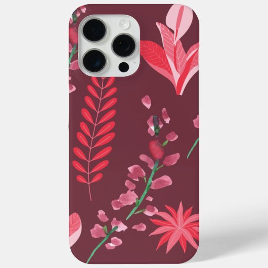 花の模様。 Case-Mate iPhoneケース (裏面)