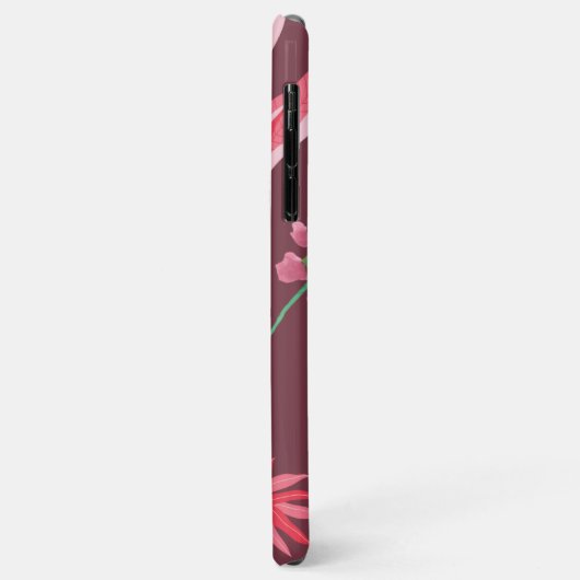 花の模様。 Case-Mate iPhoneケース (裏面/左)