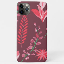 花の模様。 iPhone 11 PRO MAXケース