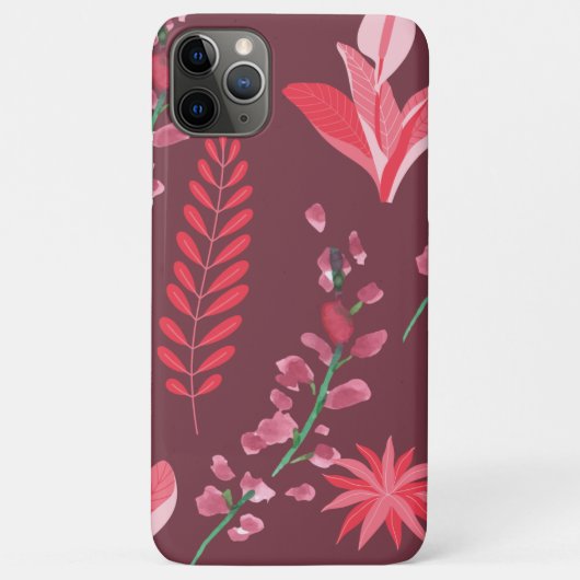花の模様。 Case-Mate iPhoneケース (裏面)