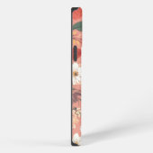 花の模様 iPhoneケース (右側面)