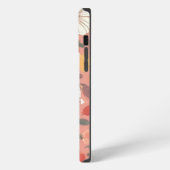 花の模様 iPhoneケース (左側面)
