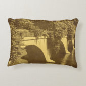 花の橋のヴィンテージ アクセントクッション (裏面)