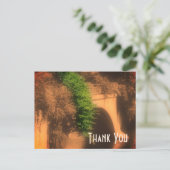 花の橋 セピア色の感謝 ポストカード (スタンド正面)