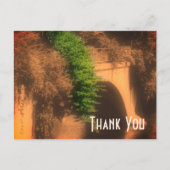 花の橋 セピア調 サンクス ポストカード (正面)