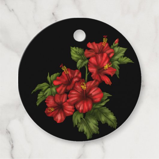 花の歓びのギフトタグ フェイバータグ (正面)