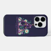 花の死の秘宝 グラフィック iPhoneケース (裏面横)