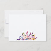 花の死別のサンキューカードの破烈 サンキューカード (裏面)