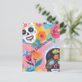 花の死者の日 デライト ポストカード (スタンド正面)