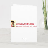 『花の母の日』 カード (裏面)