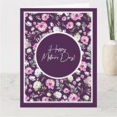 花の母の日 カード (正面)