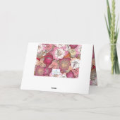 花の母の日 カード (裏面)